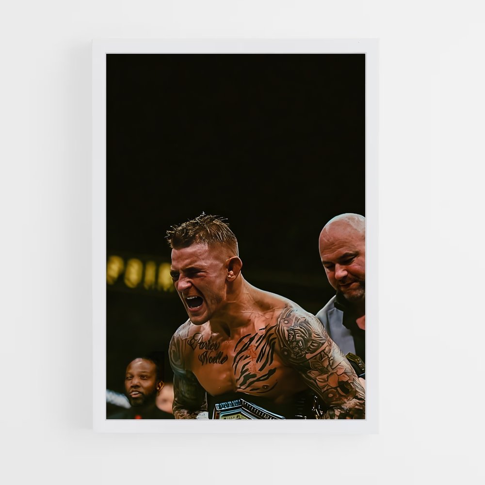 Poster Dustin poirier – affiche MMA (vue 3)